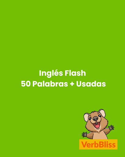 Inglés Flash: 50 Palabras + Usadas
